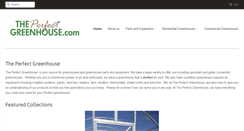 Desktop Screenshot of perfectgreenhouse.com